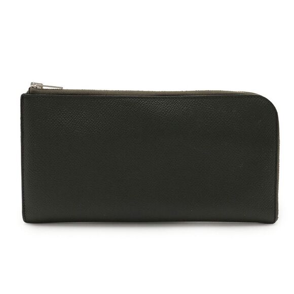 Hermes Remix Combine Duo L-Zip Long Wallet Grey Leather - Picture 1 of 8